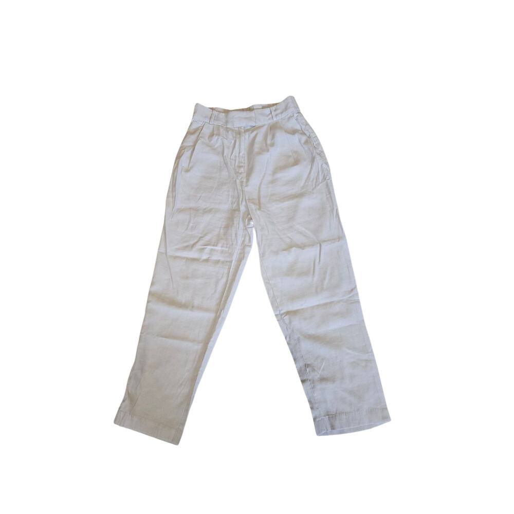 H&M eggshell/white dress pants with pockets, size 8